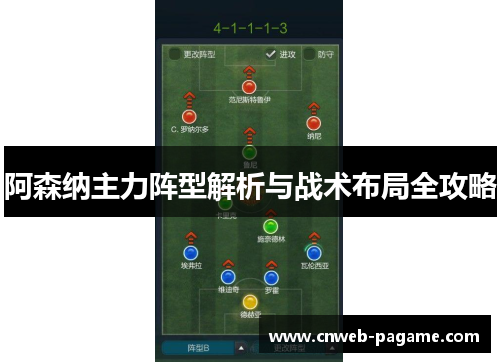 阿森纳主力阵型解析与战术布局全攻略 阿森纳主力阵型解析与战术布局全攻略